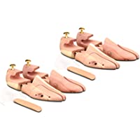 Langer &amp- Messmer 2 pares de hormas para zapatos de madera de cedro